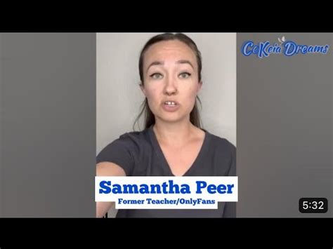 samantha peer only fans|Arizona husband and wife teachers fired for OnlyFans content